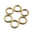 JCBIZ 6pcs 19x29mm Round Spring Snap Hooks Clip DIY Accessories for Handbag Purse Shoulder Strap Key Chains Buckle Zinc Alloy Circle Round Metal Spring Key Ring(Gold)