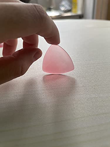 Szecl 20 Cavities Guitar Thumb Picks Casting Mold Guitar Picks Medium and Thin 5 Thickness 0.5mm, 0.75mm, 1.0mm, 1.2mm, 1.5mm DIY Plectrums Epoxy Resin Mold for Electric Guitar, Bass Guitars