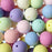 Jmassyang 100 Pieces 18mm Candy Color Acrylic Round Frosted Beads Assorted Candy Color Mix Plastic Pastel Matte Loose Spacer Mixed for Jewelry Making Bracelets Necklaces DIY Crafts