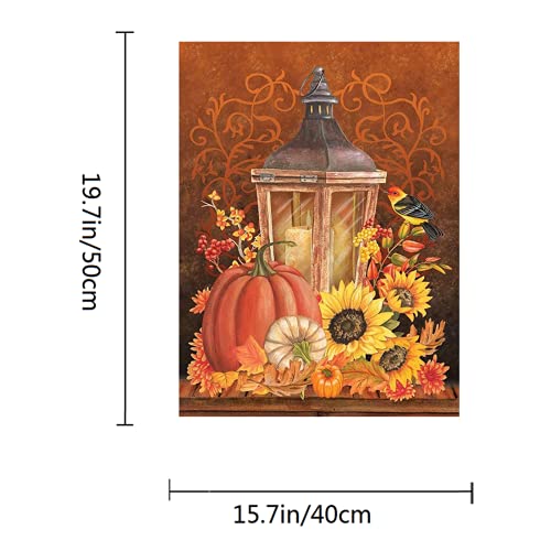 ACANDYL DIY Paint by Number Kits for Adults Kids Beginners Harvest DIY Canvas Painting by Numbers Harvest Acrylic Painting Arts Craft Decoration Paint by Number Pumpkin Thanksgiving Day 16x20 Inch