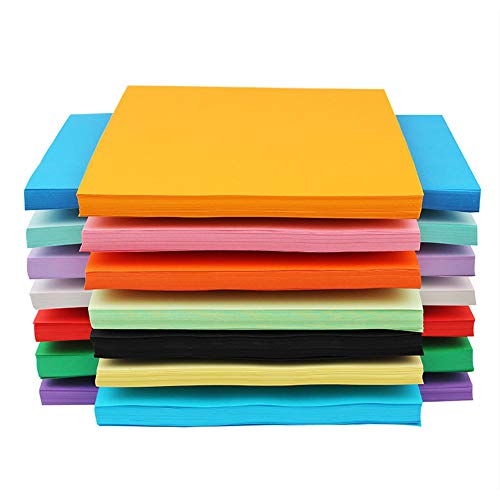 Construction Paper Pack, 120Sheets Heavy Duty Construction Paper Color Copy Paper for Crafts & Art, A4, 12 Assorted Colors, 120 GSM (21 * 30cm/ 11.8"*8.5")