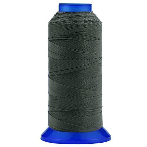 Selric Tex 210 Polyester Thread for Sewing 500Yards #207 T210 630D UV Resistant High Strength Upholstery Thread for Leather, Outdoor Market, Drapery,etc (Grey)