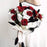 20 Sheets Black Penh Flower Wrapping Paper,Waterproof Florist Bouquet Paper,DIY Crafts,Single Colors 23 x 23 inch(Black Edge-White)