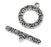 JGFinds Filigree Circle Bracelet Toggle Clasps - 38 Sets of Antiqued Silver Tone for DIY Jewelry Making Supplies