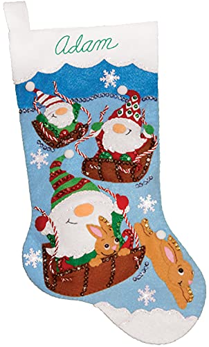 Design Works Crafts Felt Stocking Kit, Various