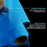 KISSWILL Glow in The Dark Iron on Vinyl HTV Heat Transfer Vinyl - 10 Inch by 5 Feet Luminous PU HTV Vinyl Bundle Rolls for T-Shirts (White to Blue)