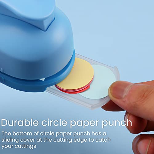 MyArTool Circle Paper Punch, 1.5 Inch Circle Punches for Paper Crafts, 38mm Circle Hole Punch for Making Scrapbook Pages, Memory Books, Card Making, Journals, Gift Tags, Homemade Confetti