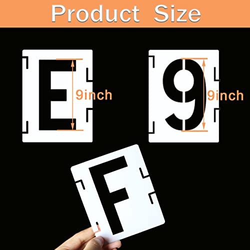 Reusable Large Alphabet Letter Numbers Stencils for Diy Art Wall Chalkboard  Sign