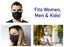 Mandala Crafts Mask Adjuster Elastic Cord Lock Tightener Clip Toggle Buckle for Adult Children Face Mask Adjustable Ear Loop Drawstring Pack of 200 White