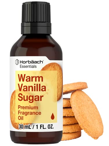 Warm Vanilla Sugar Fragrance Oil | 1 Fl Oz (30 mL) | Premium Grade | for Diffusers, Candle and Soap Making, DIY Projects & More | by Horbaach