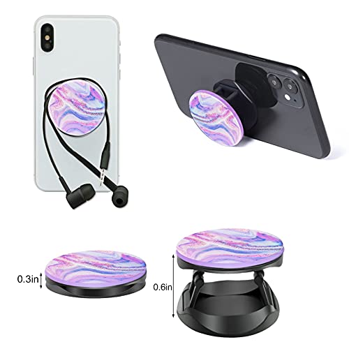 Palksky Phone Grip Resin Molds, 2Pcs Silicone On Top Phone Socket Molds, 4 Cavity Circle Epoxy Casting Molds with 2Pcs Phone Sockets for DIY Crafts Jewelry Making
