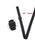 LESCA TEK 30 Pcs 3/4 Inch Black Tri Glide Shoe Buckles Plastic Webbing Adjuster 20mm Triglides Black for Backpack Bag