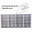 Sanfurney 24 Slots Ink Pad Holder and Stamp Pad Storage Organizer for Distress Ink Pads Diamond Painting Tray Rack for Crafts Supply, Stackable Wall Mount