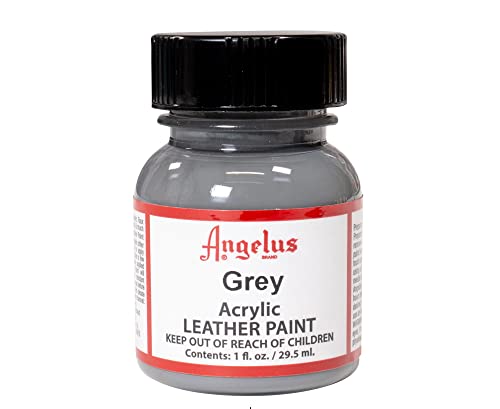 Angelus Acrylic Leather Paint, Grey, 1 oz.