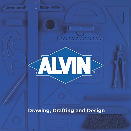 ALVIN 55W-B Lightweight Tracing Paper Roll, White, Suitable with Ink, Charcoal, Felt Tip Pen, for Sketching or Detailing - 14 Inches, 20 Yards, 1-inch Core