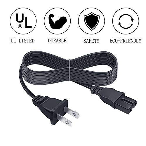 UL Listed 8ft Power Cord Replacement for Singer Sewing Machine Quantum Stylist 9960 Curvy 8770 8780 6180 6199 Brilliance 7256 4166 5400 5625 6160 AC Cable