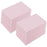 Tosnail 16 Pack 4" x 6" Rubber Stamp Carving Blocks, Soft Rubber for Craft Project - Great for Beginners and Professional - Pink