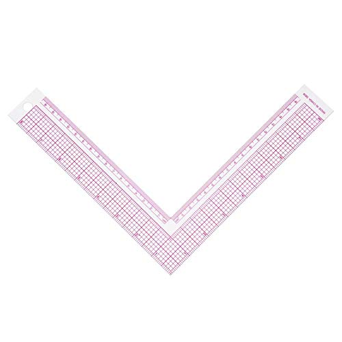 Plastic L-Square Ruler Sewing Measuring 90 Degree Professional Tailor Ruler Garment Pattern Dress Making Craft Tool French Curve(5808)