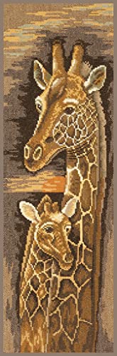 Lanarte Counted Cross Stitch BBY Giraff, Ivory-Coloured