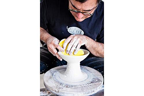 Mudtools Polymer Bowl Rib Yellow Large Firm - Ceramics, Pottery, Clay - PB-L-Y