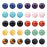 FYGEM Natural Stone Beads 300pcs Mixed 6MM Round Genuine Real Beading Loose Gemstone Hole Size 1mm DIY Charm Smooth Beads for Bracelet Necklace Earrings Jewelry Making (Stone Beads Mix 300pcs, 6MM)