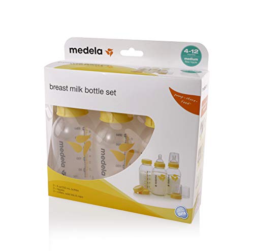 Medela, Breast Milk Storage Bottles, 3 Pack, 8 Ounce
