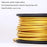 Gold Jewelry Wire 18K Plated Craft Wire Tarnish Resistant Aluminium Wire for Jewelry Making（72 Feet，1mm）