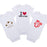 16 Pack Stencils for Baby Shower Cute Onesie Stencil Kit for Fabric Paint Baby Shower Stencils for Painting Bodysuit