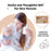 8-Pack Organic Baby Bandana Drool Bibs – Stylish Unisex Bandana Bibs - Super Absorbent Bandana Drool Bibs – Gentle Teething Bibs for Infants - Organic Cotton Baby Bib (Daybreak)