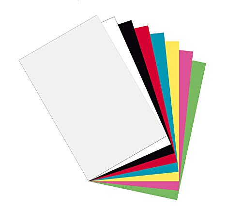 Creativity Street Pacon Plastic Art Sheets, Assorted 8 Colors, 11"