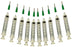 Creative Hobbies® Glue Applicator Syringe for Flatback Rhinestones & Hobby Crafts, 5 Ml with 14 Gauge Olive Precision Tip - Value Pack of 10