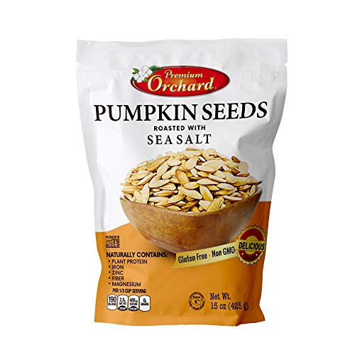 Pumpkin Seeds Oven Roasted with Sea Salt (1 Bag) by PREMIUM ORCHARD