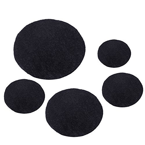 Caydo 10PCS Black Self Adhesive Felt Sheets, Thickened Sticky Back Felt Fabric for Jewelry Box Felt Liner Art and Craft Making A4 Size8.3 by 11.8"
