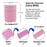 Bias Tape, Double Fold Bias Tape 1/2 Inch Continuous Bulk Bias Tape for Sewing, Quilting, Binding, Hemming, Apparel Craft, Polyester, Non-Stretch (Pink, 13mm, 55 Yards)