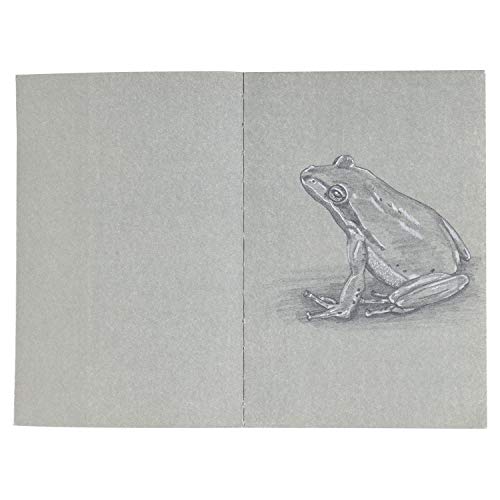 SoHo Urban Artist Open Bound Sketch Pads - Open Coptic Bound Sketch Pads for Drawing, Calligraphy, Any Dry Media, & More! - [Grey - 11x14" - Single]