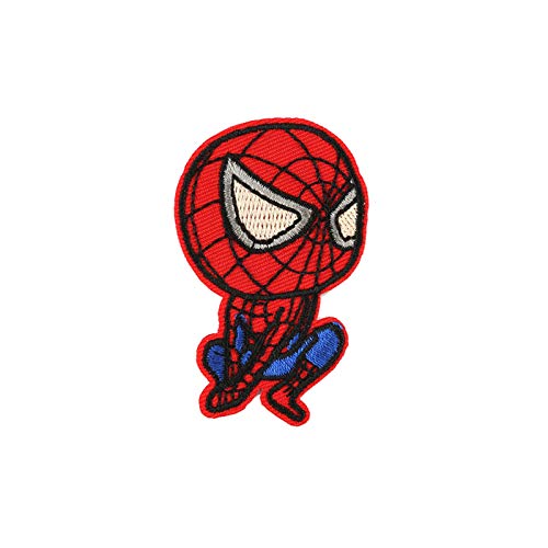 Spiderman lron on Patches, Morale Patches for Clothing Jeans Jackets Backpack Repair, Aesthetic Super Hero Iron on Decals Embroidery Cloth (Spiderman1)