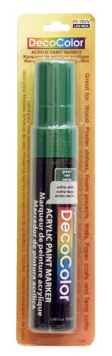 Uchida of America DecoColor Extra Wide Tip Acrylic Paint Marker, Green