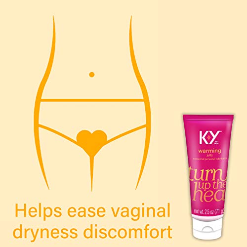 K-Y Warming Jelly Personal Lube- Personal Lubricant Safe To Use With Latex Condoms, Devices, Sex Toys and Vibrators, 2.5 oz.