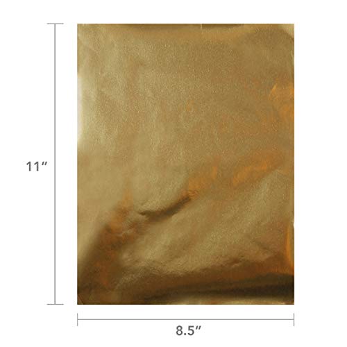 Hygloss Metallic Paper - 8.5" X 11", 8 Gold & 8 Silver - 16 Sheets