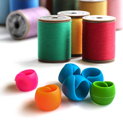 Bastex Spool Hugger 14 Pieces. Thread Huggers, Prevent Thread Unwinding, Sewing Supplies and Accessories. Perfect for Spools of Thread to be Used as Thread Huggers, Holder and Organizer.