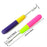 Honbay 6PCS 6.3inch Plastic Handle Latch Hook Crochet Needle Hair Hook Needle Knitting Tool