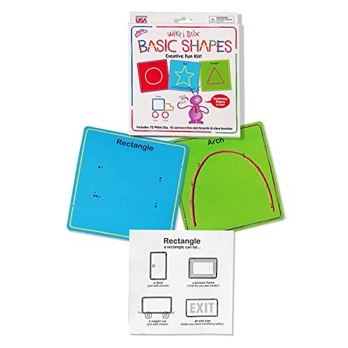 WikkiStix Basic Shapes Cards Kit