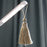 HedongHexi 2 Pack Tassel Key Tassel with Loops, Handmade Tassel Craft, DIY Accessories for Home Decoration