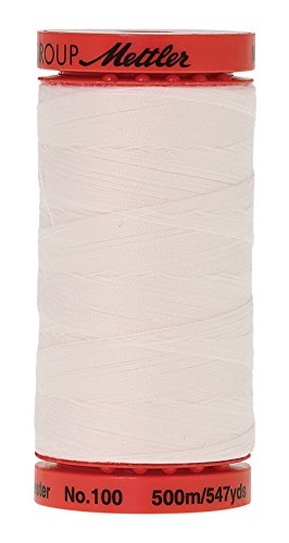 Mettler Metrosene Old Number 1145-0002 Poly Thread, 500m/547 yd, White