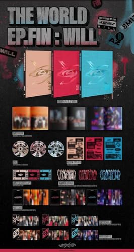 ATEEZ The World EP.FIN : Will 2nd Album CD+Photobook+Sticker+Photocard+Tracking Sealed (Standard Set(A+D+Z))
