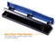Bostitch Office 3 Hole Punch, 12 Sheet Capacity, Metal, Rubber Base, Easy-Clean Tray, Navy Blue (KT-HP12-BLUE)