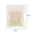 Mix Size Ivory Heart Half Round Drop Pearls Flat Back DIY Jewelry Making Decoration Crafts with Plastic Bag 460pcs