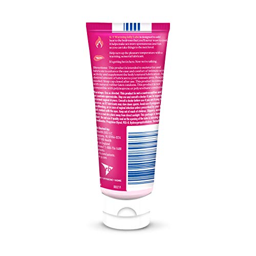 K-Y Warming Jelly Personal Lube- Personal Lubricant Safe To Use With Latex Condoms, Devices, Sex Toys and Vibrators, 2.5 oz.