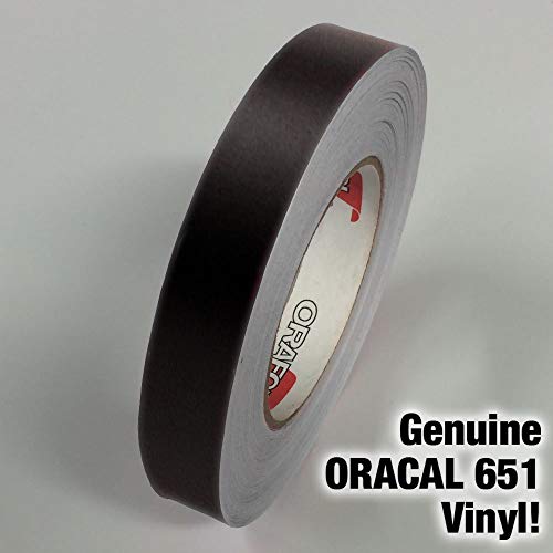 ORACAL 651 Matte Black Adhesive Vinyl Pinstripe Detailing Tape (2" x 30ft)