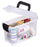 ArtBin 6815AG Mini Sidekick Carrying Case, Portable Art & Craft Organizer with Handle, [1] Plastic Storage Case, Clear